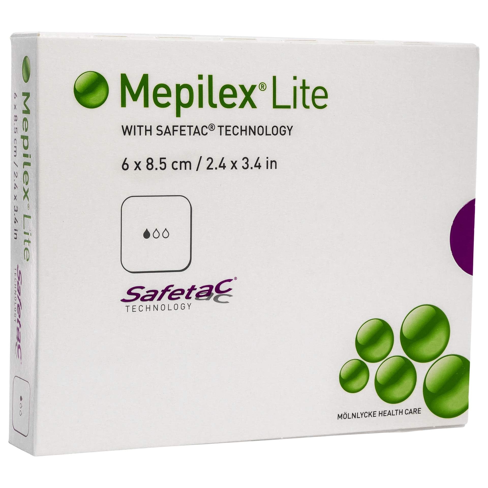 Mepilex Lite 医療用ドレッシング 15x15cm×25枚 メピレックス ライト：薄くやわらかいソフトシリコン